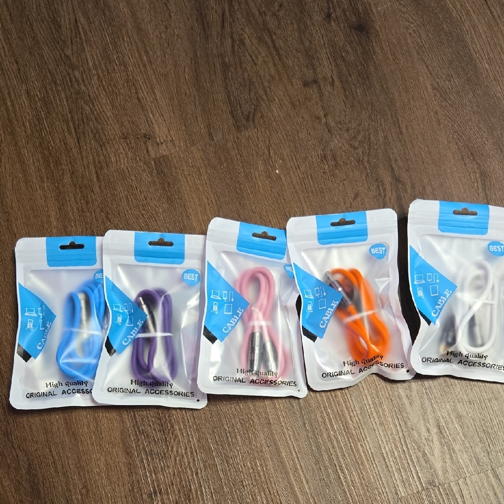 Colorful USB Charging Cables Dual